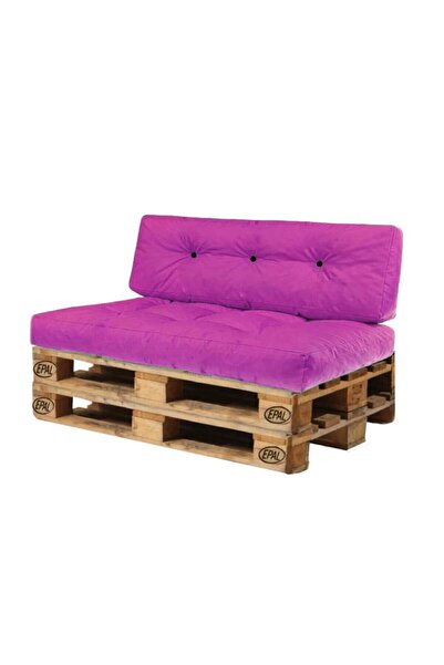 Mavi Vitrin Dış Mekan Sıvı Geçirmez Silinebilir Bahçe Palet Balkon Minderi