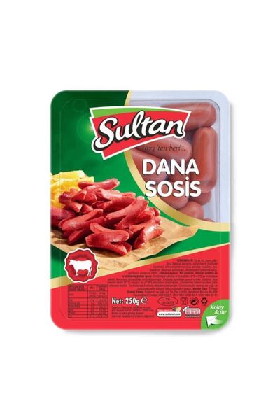 SULTAN ET Sultan Dana Sosis 250 Gr Kokteyl