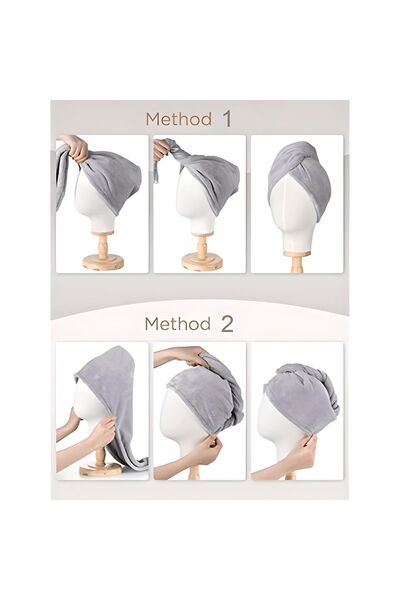 Touch Рушник для волосся - Рушник для волосся з кісткою