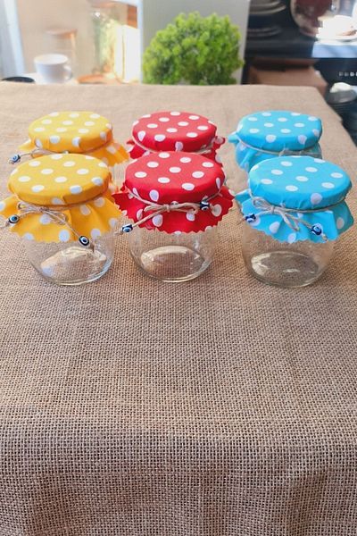 GULHANILE Jar Lid Cover Bonnet 6 Pieces