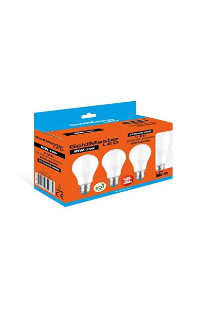 GOLDMASTER LA-129 B3 65000K Soğuk Beyaz 6 Adet LED Ampul Seti