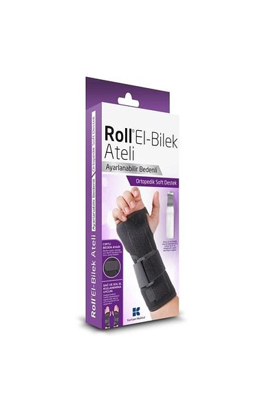 Roll Hand Wrist Brace Without Thumb Support Adjustable Size
