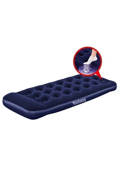 BESTWAY Tek Kişilik Ayak Pompalı 185cm X 76 Cm X 28 Cm Şişme Yatak 67223