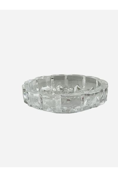 FYZSHOPPING BİSTRO CUTING CRYSTAL LUXURY GLASS ASH TABLE ROUND 02