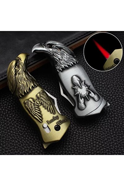 hızıroğulları Kartal Figürlü Çakı Çakmak Modeli