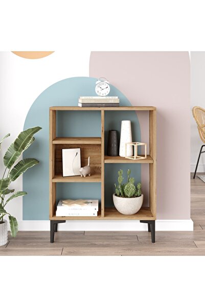 Yurudesign Lodle Kitaplık Raf Ayaklı 88cm Atlantik Çam Ld1-a