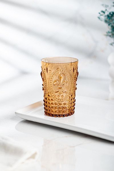 EWs Acrylic Honey Single Short Cup & Water Soft Drink Coffee Side Cup 400 ml (Not Glass)