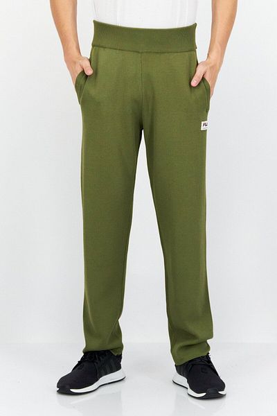 Fila Men Sportswear Fit Teramo Knitted Sweatpants, Olive