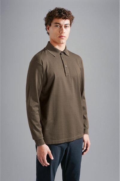 PAUL&SHARK قميص رجالي محبوك C.Wقطن