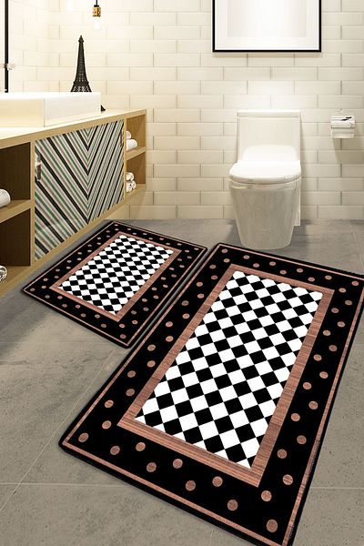 Chilai Home Σετ με 2 χαλιά μπάνιου Panyhc