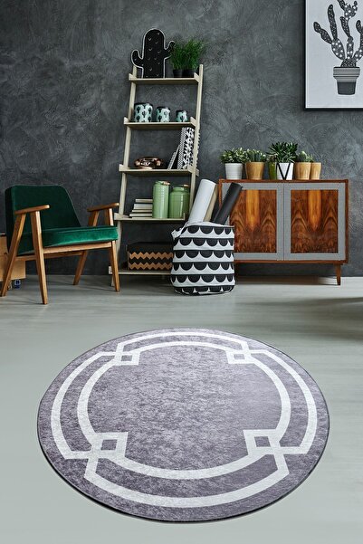 Chilai Home Perla Çap Kaymaz Taban Dekoratif Halı Djth