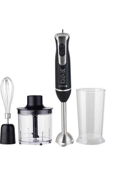 DOTS 4-In-1 Stainless Steel Hand Blender - 0.7 Liters - 400 Watt - Black