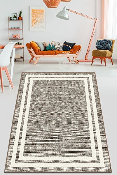 Chilai Home Formica Modern Tasarım Yıkanabilir Kaymaz Taban Halı, Salon Halıs...