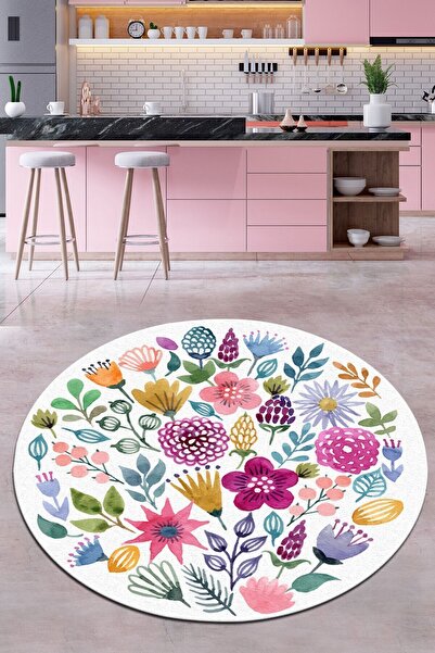 Chilai Home Drenaj Çap Mutfak Halısı Makinede Yıkanabilir Kaymaz Tabanlı Mutf...