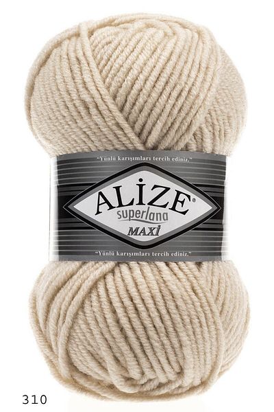 Alize Μπεζ Superlana Maxi 310 Μέλι