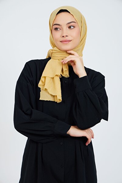 m moon scarf Premium Bamboo Cashew Shawl "Gold"