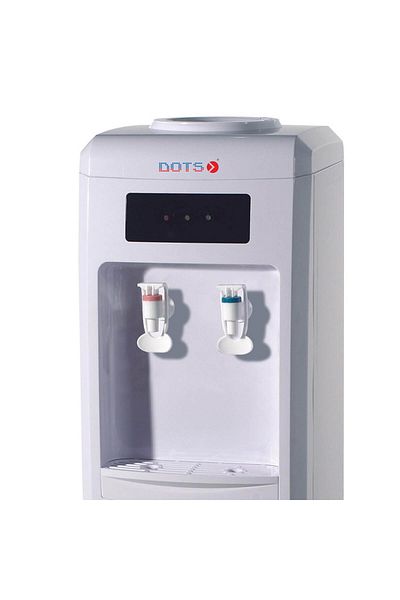 DOTS موزع مياه ساخن وبارد بدرجة حرارة الغرفة - 635 واط - أبيض