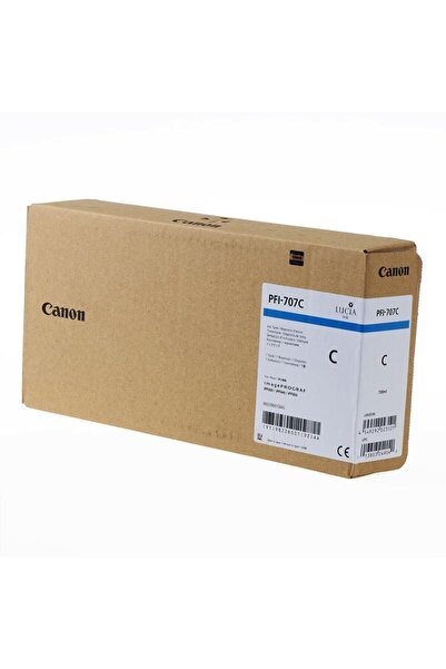 Canon Plotter Sarf® Canon PFI-707 C (Cyan) Mavi Plotter Orijinal Mürekkep Kartuş 700 ml. (9822B001)