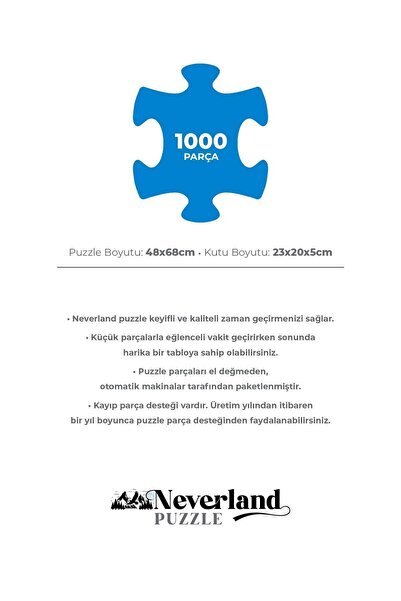 Neverland 1000 Parça Puzzle - Horses (ATLAR)