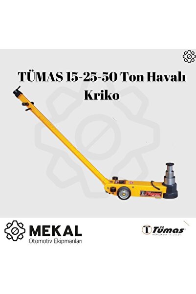 Tümas Hidrolik Tümas 15-25-50 Ton Havalı Kriko