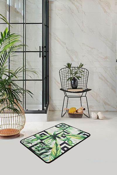 Chilai Home Βοτανικό Χαλάκι Μπάνιου 40x60 εκ. Djth