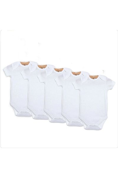 For My Baby Unisex Short Sleeve 5-Piece Body Set