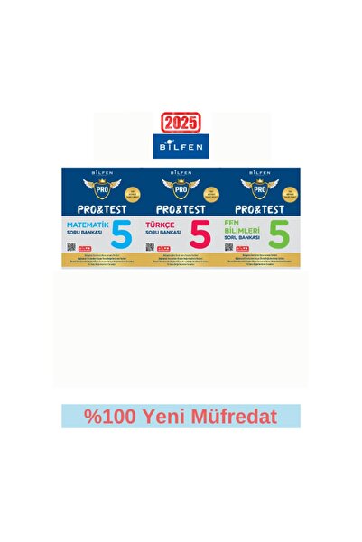 Bilfen Yayıncılık BİLFEN YAYINLARI 5.SINIF PROTEST 3 KİTAP SETİ GÜNCEL MÜFRED...