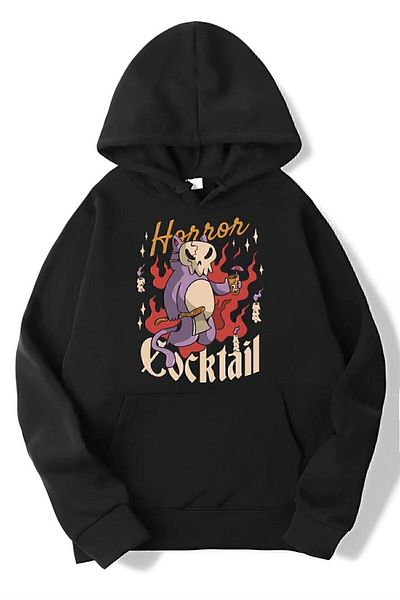 BRZ COLLECTION Hanorac oversize pentru cocktail de Halloween
