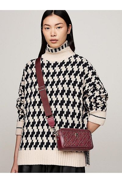 Tommy Hilfiger TH MONOPLAY Leder-KAMERA-TASCHE