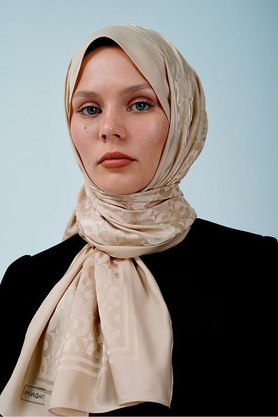 PİRAMİT Mink Premium Jacquard Shawl