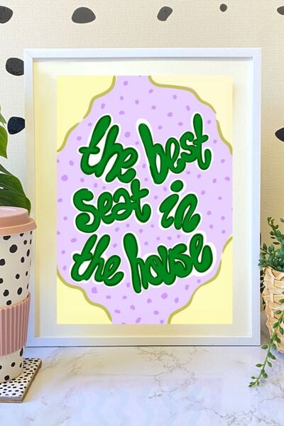 Hello Melody Design Εκτύπωση "THE BEST SEAT " από την συλλογή Print Collectio...