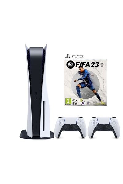 Sony Playstation 5 ( Ithalatçı Garantili) +2. Dualsense Kol + Ps5 Fifa 23 Ps5 + Fifa23 +2.kol