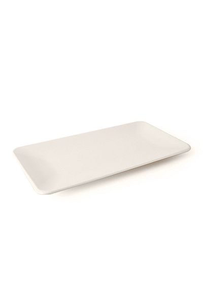 Keramika Cream Siera Boat Plate 33 Cm 2 Pieces