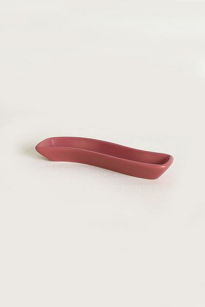 Keramika Θήκη ελιάς ματ Dusty Rose Ivory 18 cm 3 τεμάχια 989