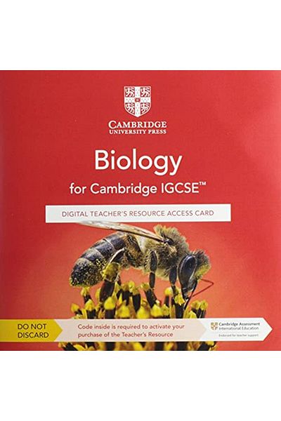 Cambridge Igcse Tm Biology Digital Teachers Resource Access Card