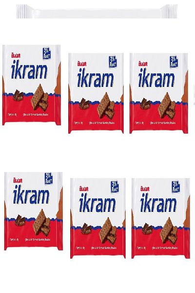 Ülker Creamy 3 Palette Treat Biscuits, 252 Gr X 6 Pieces of Chocolate