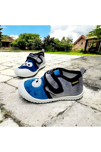 GEZER Orthopedic Fun Soft Velcro Eye Nursery - Νηπιαγωγείο και παπούτσι για το σπίτι