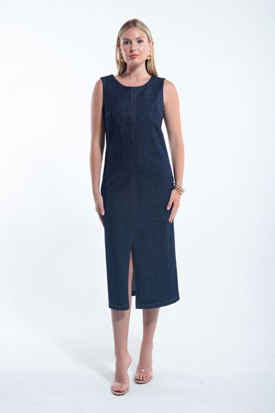 Butik Arzu Özel Moda Atölyesi Kot Elbise