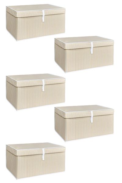 Emofom 5 Mega Folding Boxes - 60x40x30 CM, Θήκη πολλαπλών χρήσεων (μαξιλάρι, πάπλωμα και ρούχα)