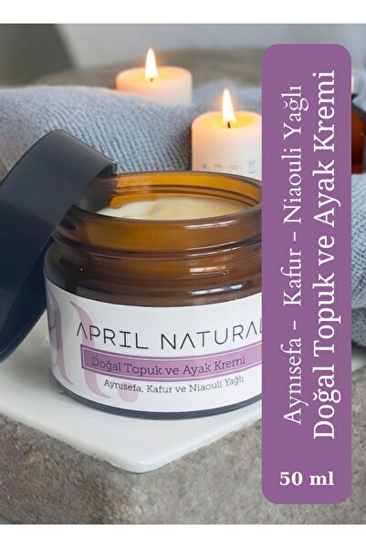 April Natural Topuk Kremi Ve Ayak Kremi - Doğal Ayak Tırnak Mantar Bakım Topu...