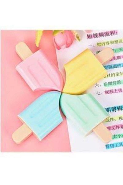 ÇEÇEN HOME (6 Pieces) Set Ice Cream Figured Highlighter Pen