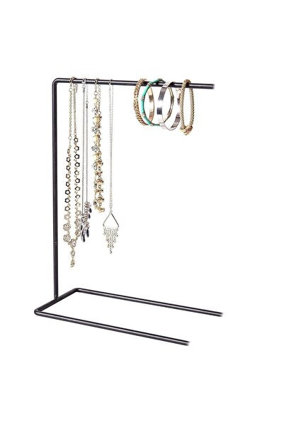 TWİN HOME Black Color Jewelry Stand, Jewelry, Earring, Bracelet, Necklace Set...