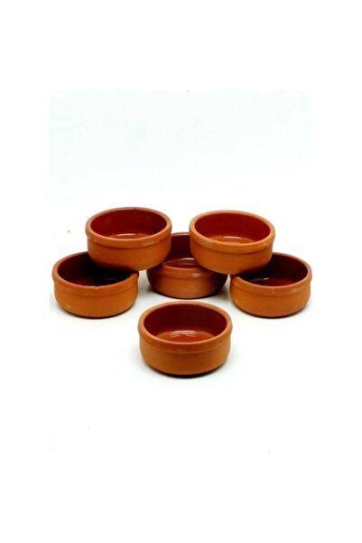 Çiftçiler 6 Adet Toprak Güveç Kase Toprak Güveç Seti Fırın Sütlaç Kasesi Güveç Kabı