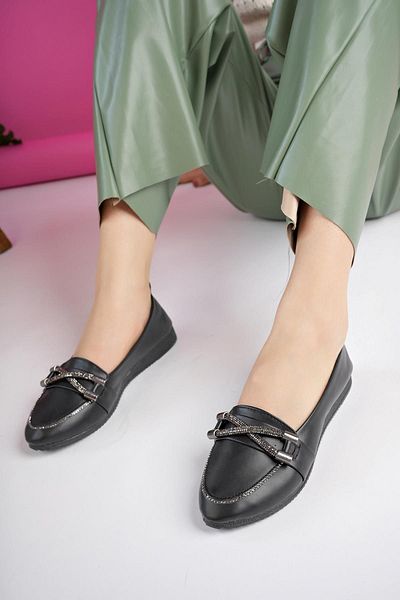 MUGGO Grawel garantiert täglich stilvollen Stil und bequeme Stone-Damenballerinas