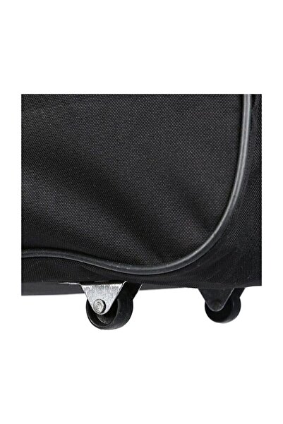 MUBO Unisex 90cm Xxl Siyah Battal Boy Tekerlekli Seyahat Çanta Valiz