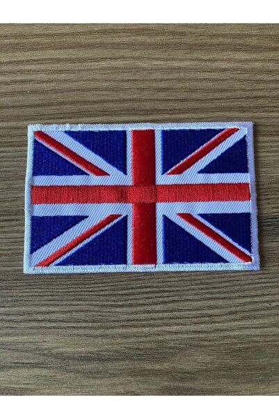 StüdyoÜmitTişört İngiltere,UK Flag,İngiliz Bayrağı, Logo patch,peç,arma ve ko...