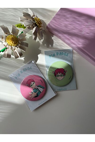 Hara Company Saiki K. Animesi Saiki 2’li Anime Rozet
