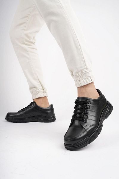 MUGGO Harbin garantierte Herren-Winter-Freizeitschuhe aus echtem, täglichem, klassischem Leder