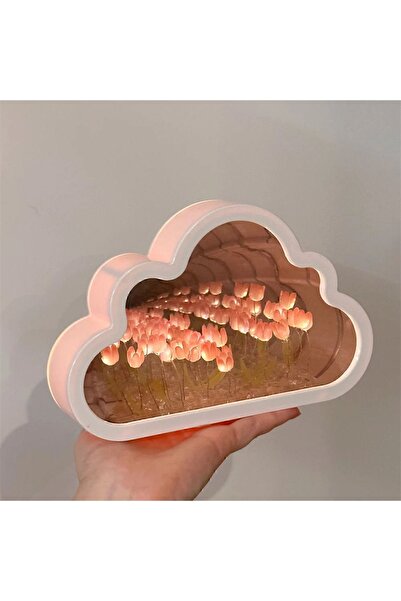 Garanti Makina Lale Denizi El Yapımı Gece Lambası Lale Gece Lambası Hediye Gece Lambası