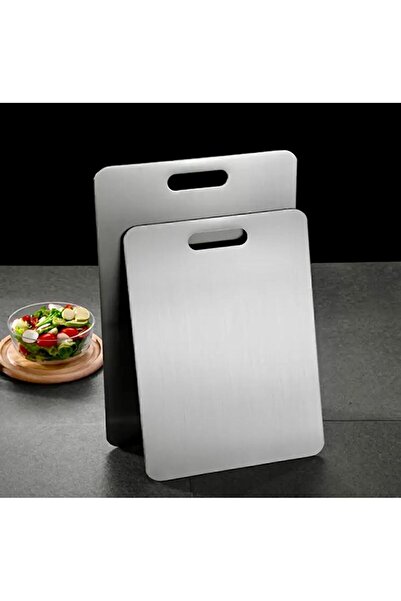 EMARBLE لوح تقطيع من الفولاذ المقاوم للصدأ مضاد للبكتيريا - راقي، قطعة واحدة